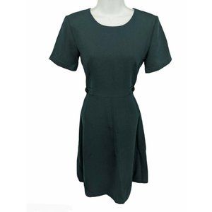 Marycrafts Green Short Sleeve Stretch Dress Size 4 NWT
